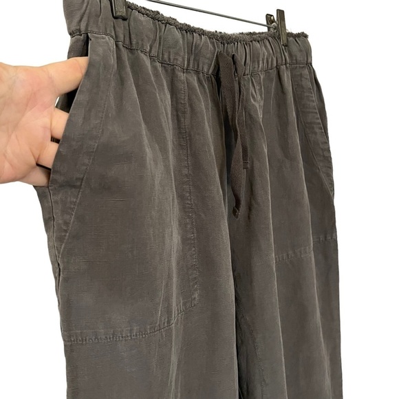 New Zara The L.A. Slouchy Fit Relaxed High Rise Linen Blend Pants XXL - Picture 8 of 16